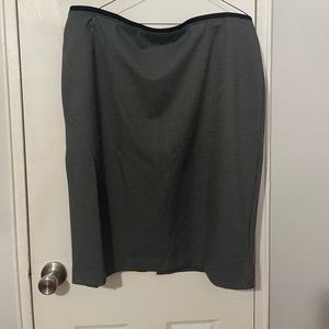 Mango grey pencil skirt.